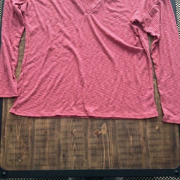 NWOT Tiny Willow Crisscross Maroon Sweater - Picture 6 of 6